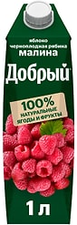 Нектар Добрый Яблоко-малина-черноплодная рябина 1л