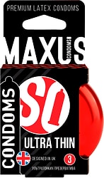 Презервативы Maxus Sensitive ультратонкие 3шт
