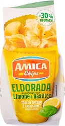 Чипсы Amica Chips Eldorada с лимоном и базиликом 130г