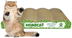 Когтеточка для кошек Homecat Мятная волна свежая картон 50*22*6см