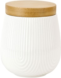 Банка для сыпучих продуктов Nouvelle Home Naturel с бамбуковой крышкой 11*11*14.5см 900мл