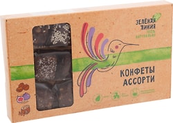 Конфеты Зеленая линия Ассорти 200г