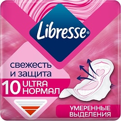 Прокладки Libresse Ultra Нормал с мягкой поверхностью 10шт