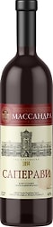 Вино Массандра Саперави красное полусладкое 13% 0.75л