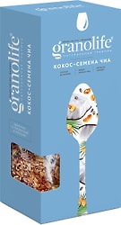 Гранола Granolife Кокос-семена чиа 200г