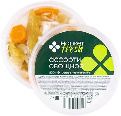 Овощное ФЭГ маринованные Ассорти острое 800г