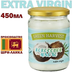 Масло Green Harvest Кокосовое нерафинированное 450мл