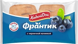 Слойка Хлебный Дома Франтик с черникой 2*50г