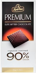 Шоколад горький Элитный Спартак 90% 95г