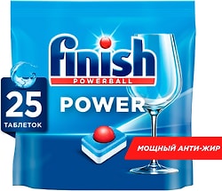 Таблетки для посудомоечных машин Finish Power 25шт