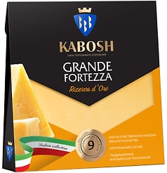 Сыр Kabosh твердый Grande Fortezza Rizerva dOro 50% 180г