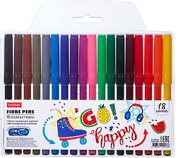 Фломастеры Hatber Color Tour 18 цветов