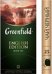 Чай Greenfield English edition черный 25*1.5г