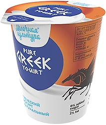 Йогурт Молочная культура Pure Греческий натуральный 260г