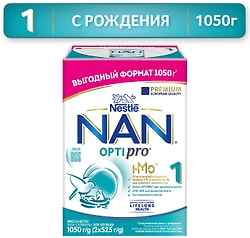 Смесь NAN 1 OPTIPRO молочная 1.05кг