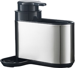 Органайзер для мыла Smart Solution Atle с диспенсером серебристый 17.5*12.5*15.5см