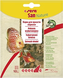 Корм для рыб Sera San основной для улучшения окраски 10г