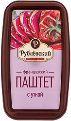 Паштет Рублевский Французский с уткой запеченный 175г