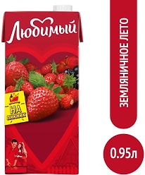 Напиток Любимый Земляничное лето 950мл