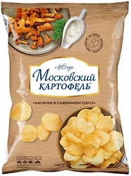Чипсы Московский картофель Лисички в сливочном соусе 60г