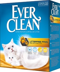 Наполнитель для кошачьего туалета Ever Clean LitterFree Paws для идеально чистых лап 10л