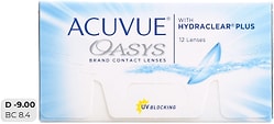 Контактные линзы Acuvue Oasys Hydraclear Plus Двухнедельные -9/14.3/8.4 12шт