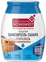Подсластитель Novasweet жидкий Сукралоза с инулином 80г