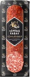 Колбаса Черный Кабан Коньячная сырокопченая полусухая 210г