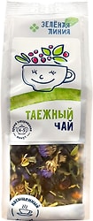 Чай черный Зеленая линия Таежный чай 80г