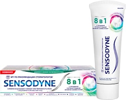 Зубная паста Sensodyne 8в1 Комплексный уход для чувствительных зубов с фтором 75мл