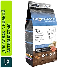 Сухой корм для собак Probalance Adult Light 15кг