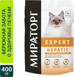 Сухой корм для кошек Мираторг Expert Hepatic Бережная забота о здоровье печени 400г