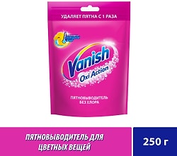 Пятновыводитель Vanish Oxi Action порошкообразный для тканей 250г