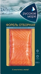 Форель Русское море слабосоленая филе-кусок 200г