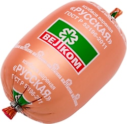Колбаса Велком Русская вареная 500г