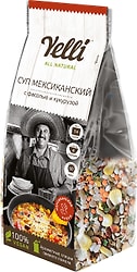 Суп Yelli Мексиканский с фасолью и кукурузой 120г