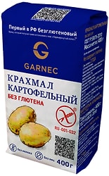 Крахмал Garnec Картофельный без глютена 400г