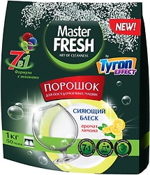 Порошок для посудомоечных машин Master Fresh 7в1 с ароматом лимона 1кг