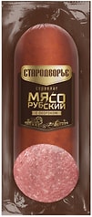 Колбаса Стародворье Сервелат Мясорубский варено-копченый 400г