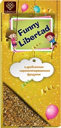 Шоколад Libertad с дробленым карамелизированным фундуком 80г