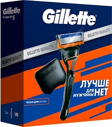 Подарочный набор Gillette Fusion Бритва с 1 кассетой + Чехол