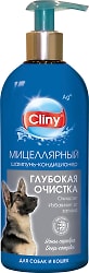 Шампунь-кондиционер для собак и кошек Cliny Глубокая очистка мицеллярный 300мл