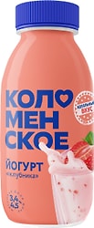 Йогурт Коломенское Клубника 3.4% 260мл