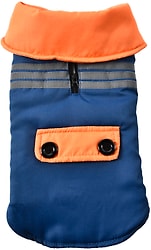 Куртка для собак Pet-it водонепроницаемая на флисовой подкладке светоотражающие полосы размер L 45см