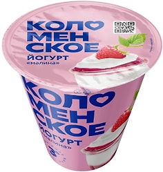 Йогурт Коломенский Малина 3% 300г