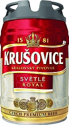 Пиво Krusovice Svetle 4.2% 5л