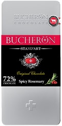 Шоколад Bucheron горький с розмарином и розовым перцем 100г
