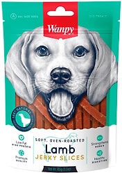 Лакомство для собак Wanpy Dog соломка из мяса ягненка 100г
