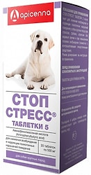 Таблетки для собак Apicenna Стоп-стресс 5 500мг*20шт