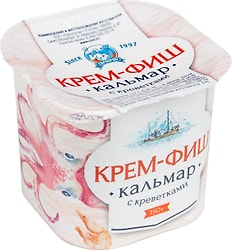 Паста Крем-Фиш Кальмар с креветками 150г